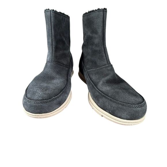 SOREL Explorer Waterproof Suede & Faux Fur Winter Boots – Women’s Size 8 - Picture 1 of 8